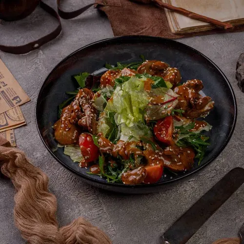 Salată cu ficat de pui